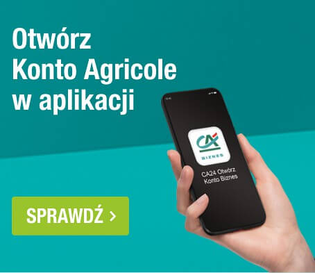 Otwórz Konto Agricole w aplikacji