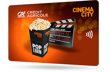 Karta Credit Agricole z Batmanem w ciemnym, nocnym stylu